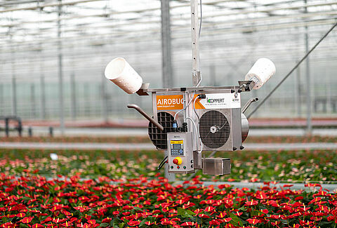Air Blowers to distribute and apply benificials