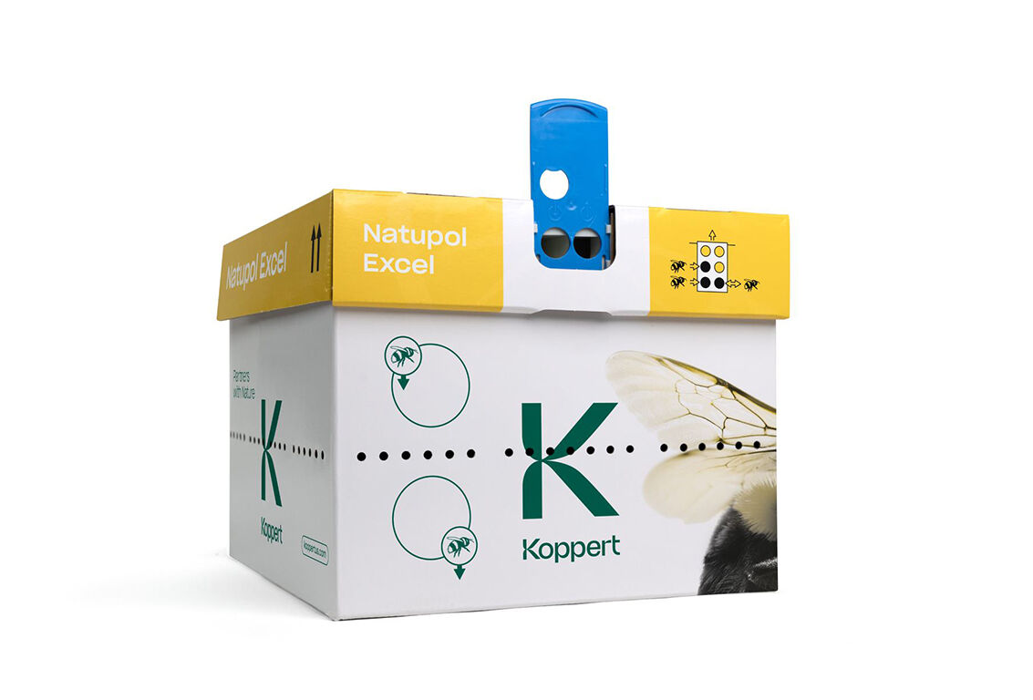 Koppert bumblebee hives: fresh look, trusted quality