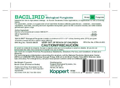 BACILIRID Label