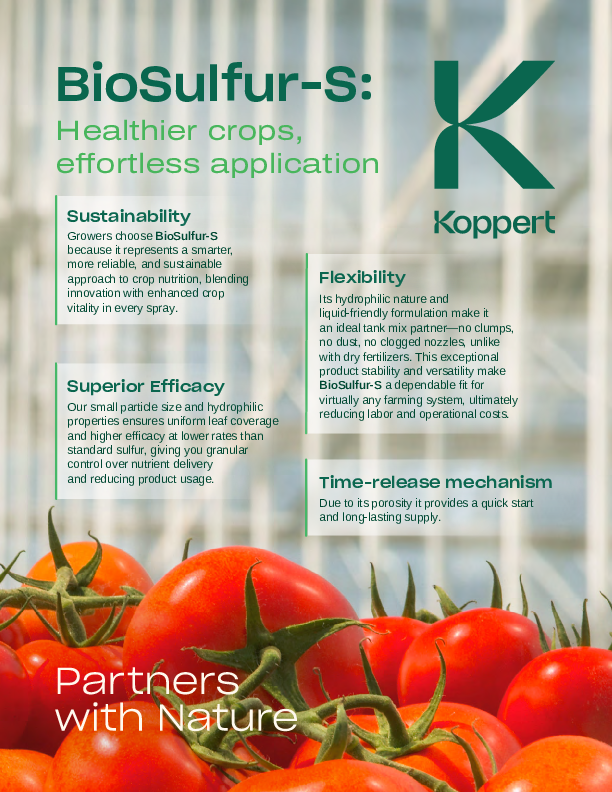 BioSulfur-S Tomatoes