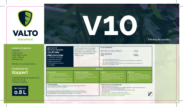 V10 Label