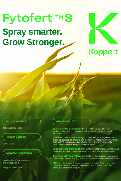 Fytofert S corn brochure